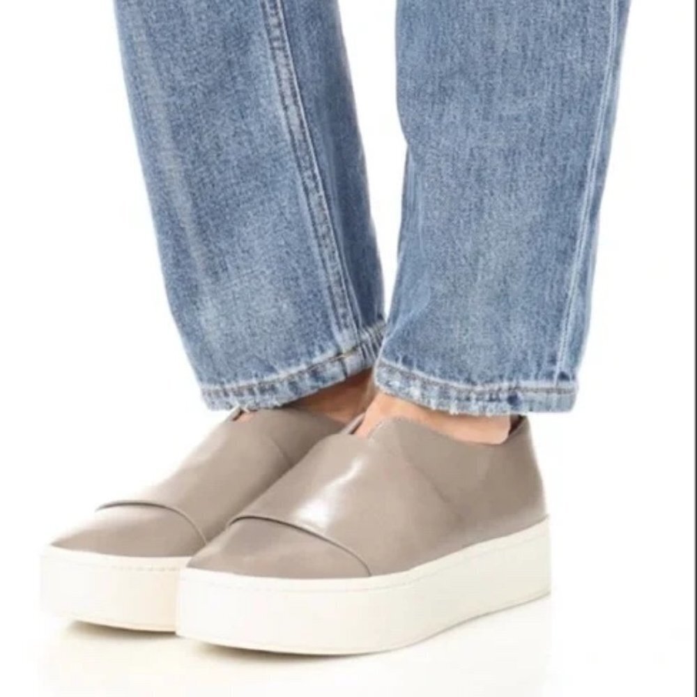 VINCE Wallace Sneaker Woodsmoke Gray Slip-on